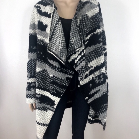 Anthropologie Guest Editor Wool Drape Cardigan - Picture 6 of 12